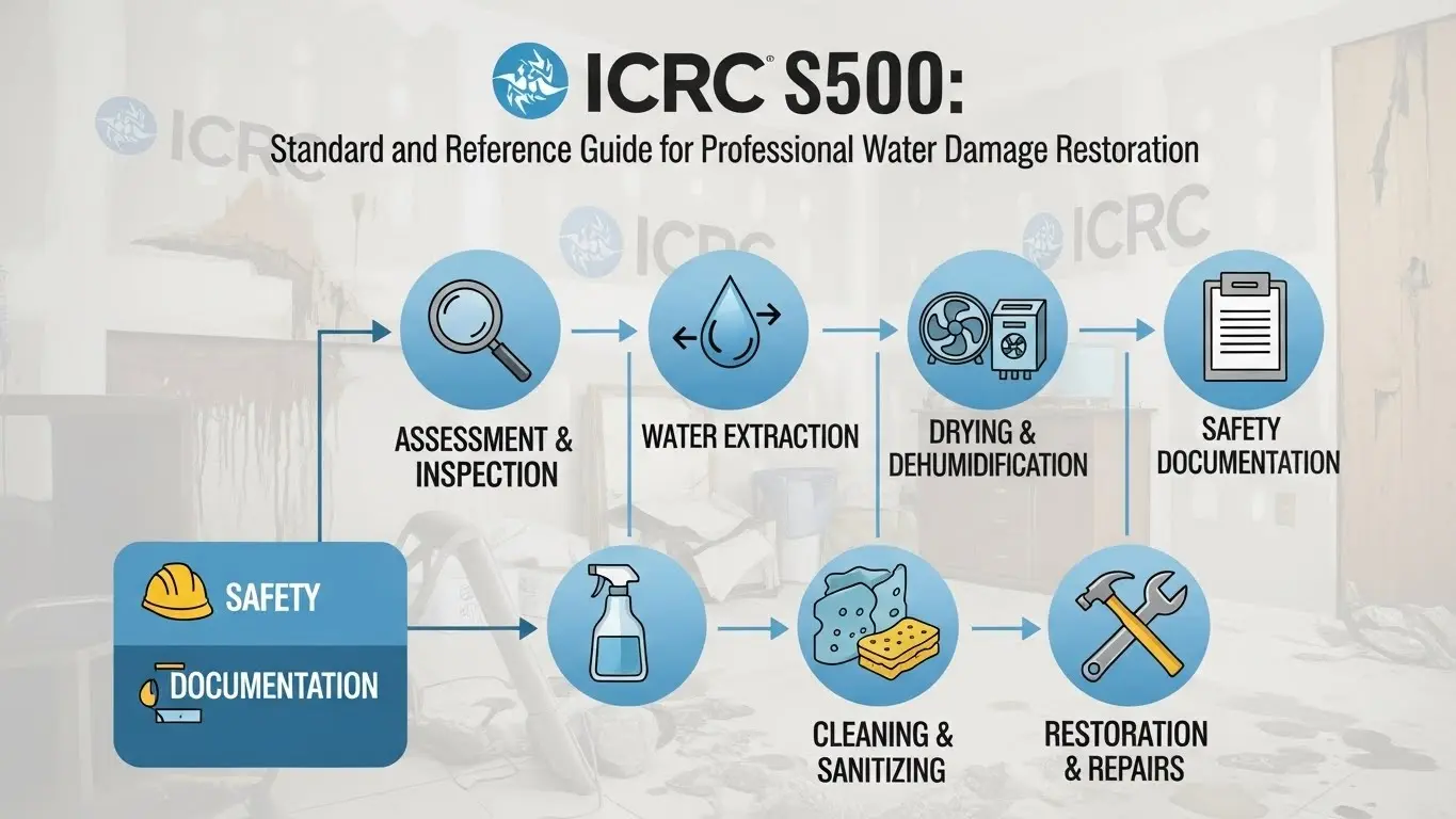 IICRC Standards for Water Damage Restoration in NJ